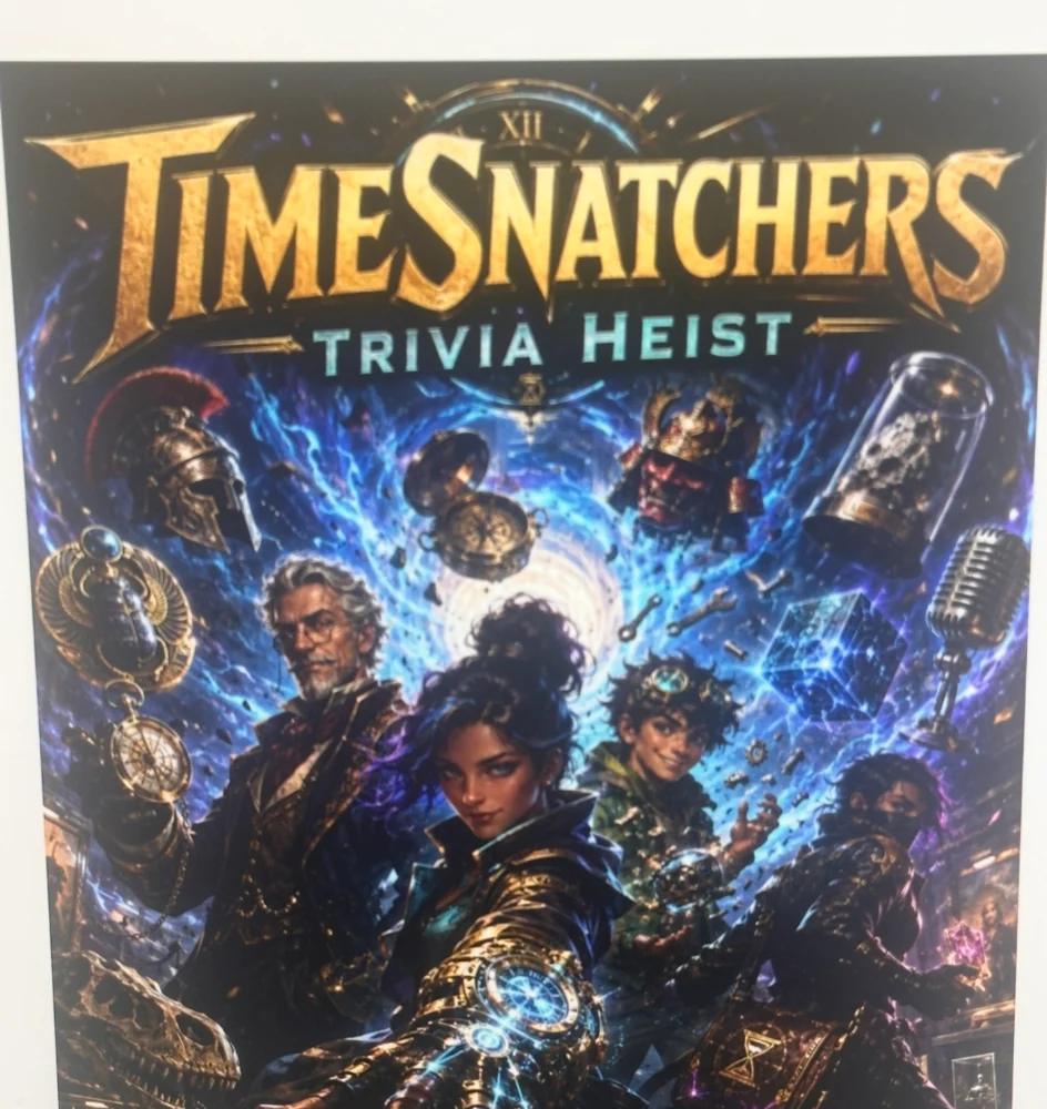 Game-cover artwork prepared for a physical product