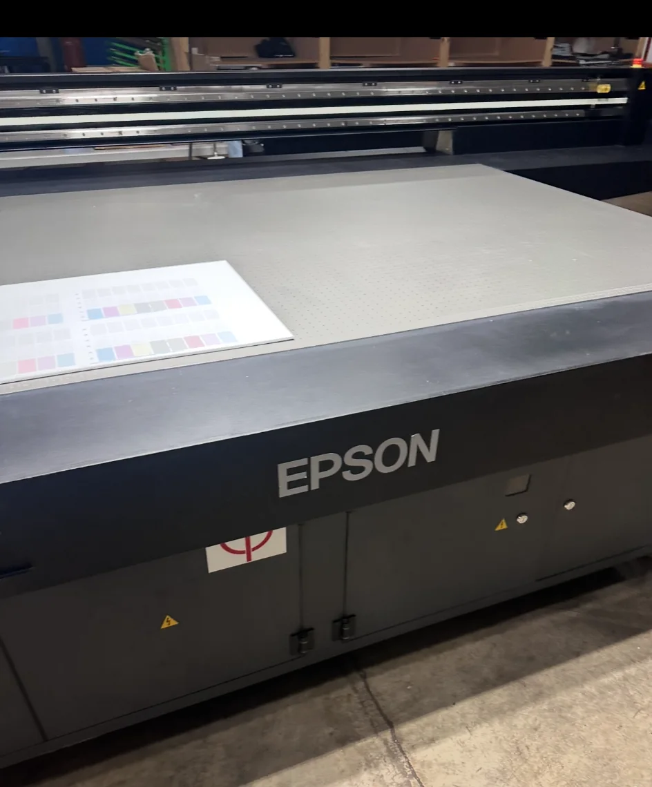 Epson production press on the Gecko Print shop floor