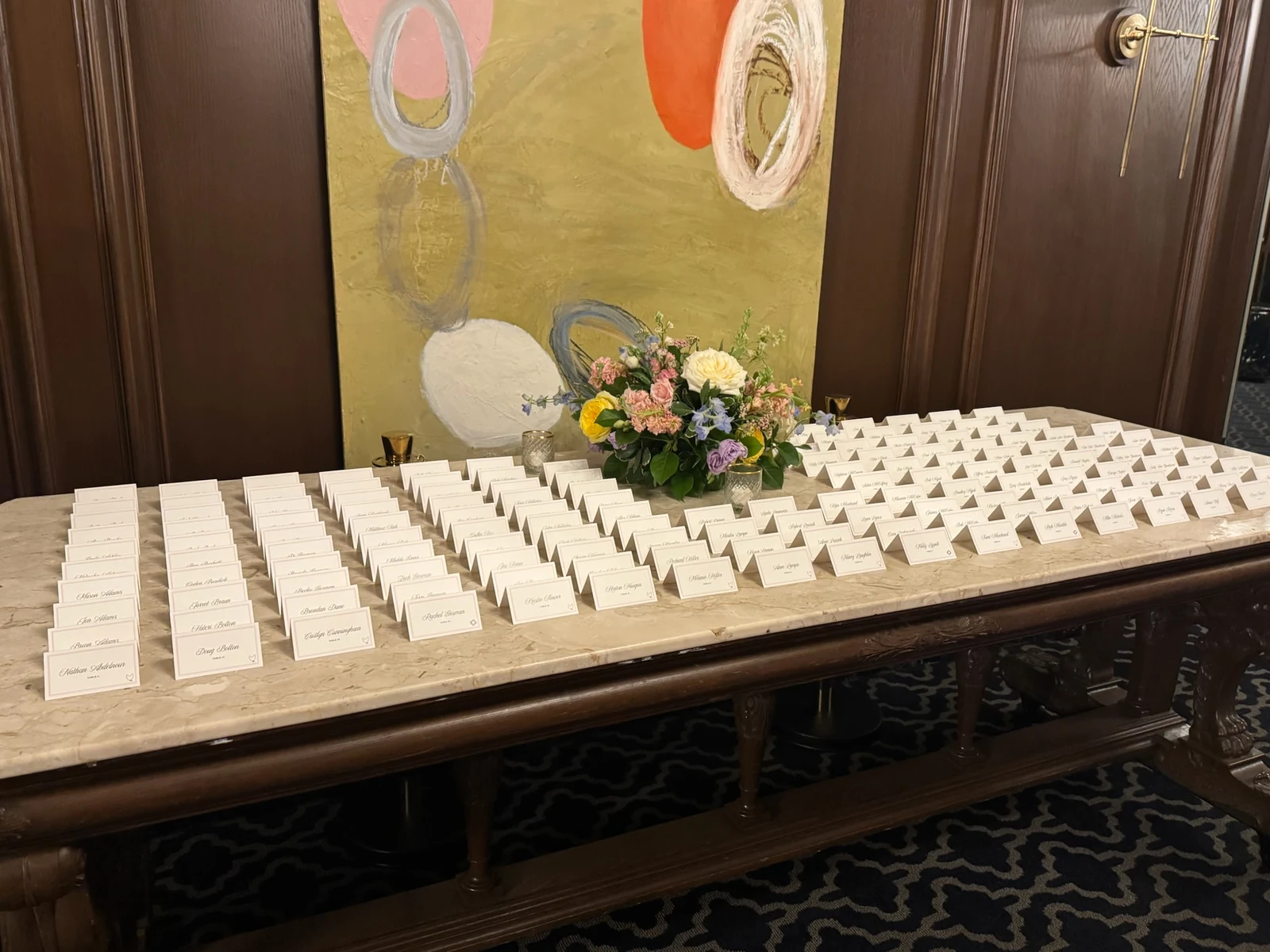 Wedding Seating Name Cards